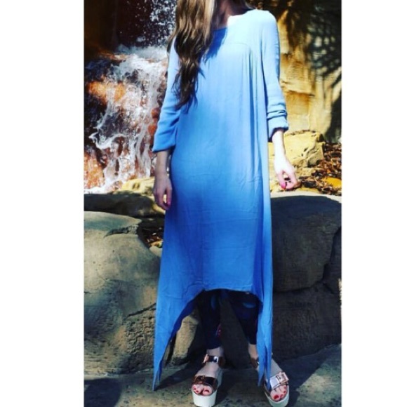 ✨LAST ONE ✨Bohemian chic asymmetrical maxi dress - Picture 2 of 5